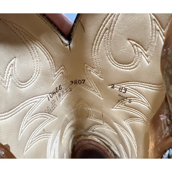 Durango Western Ranch Riding Distress Mens Boots Brown Size 10.5 EE